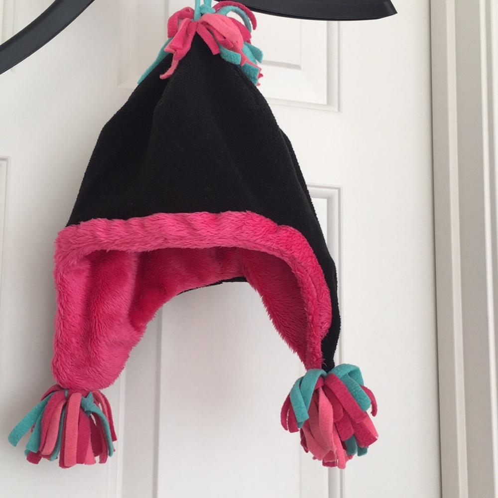 Black and Pink Cap Size Youth 8-16